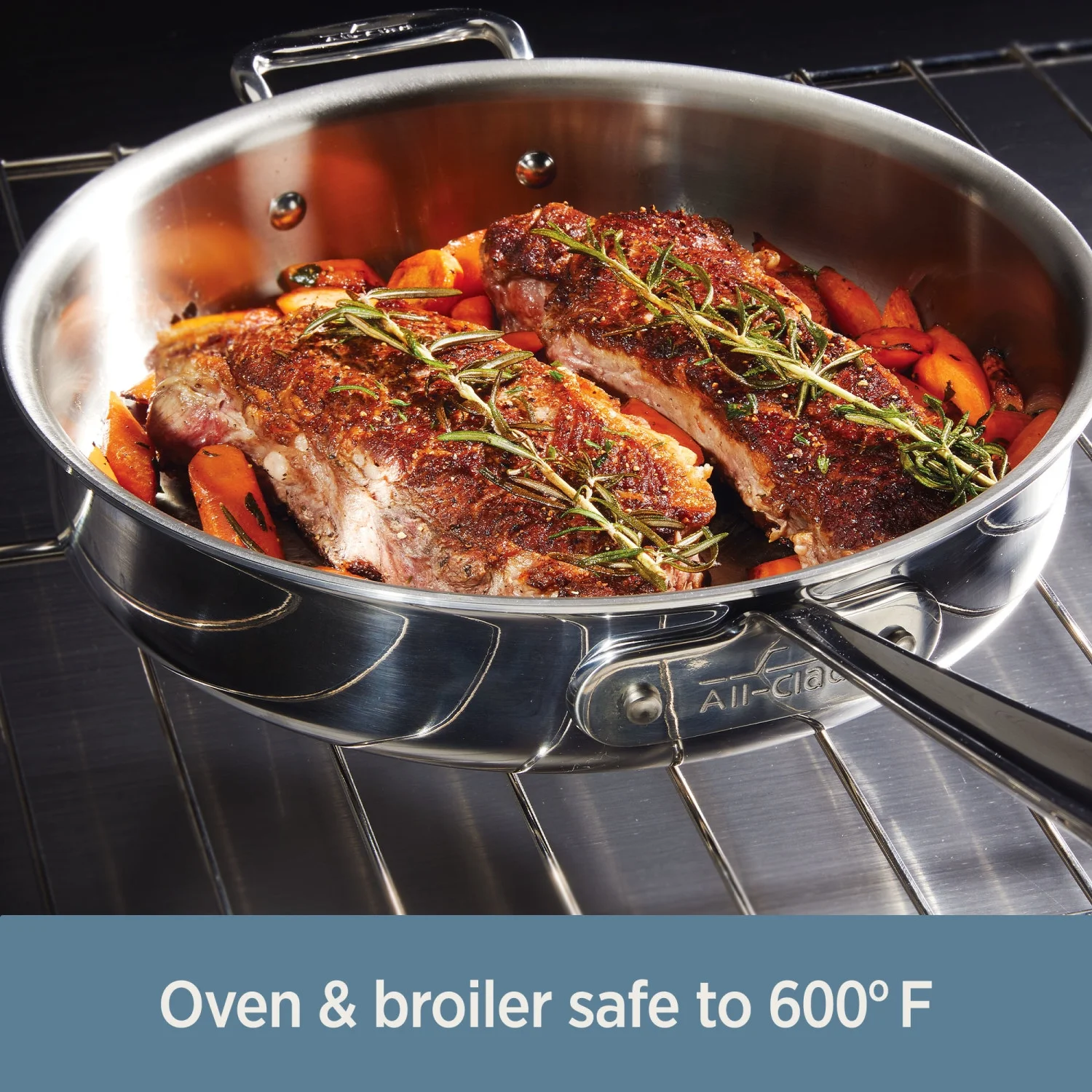 All-Clad D3 Stainless 3-ply Bonded Cookware Set, 10 piece Set