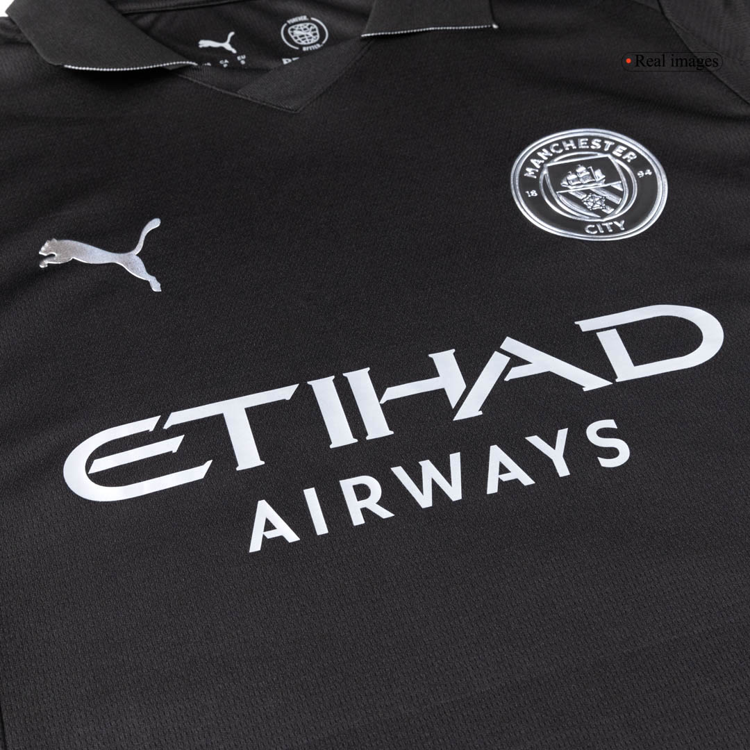HAALAND #9 Manchester City Away Soccer Jersey 2025/26