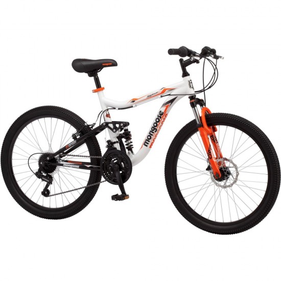 24″ Trail Blazer Boys Mountain Bike, White