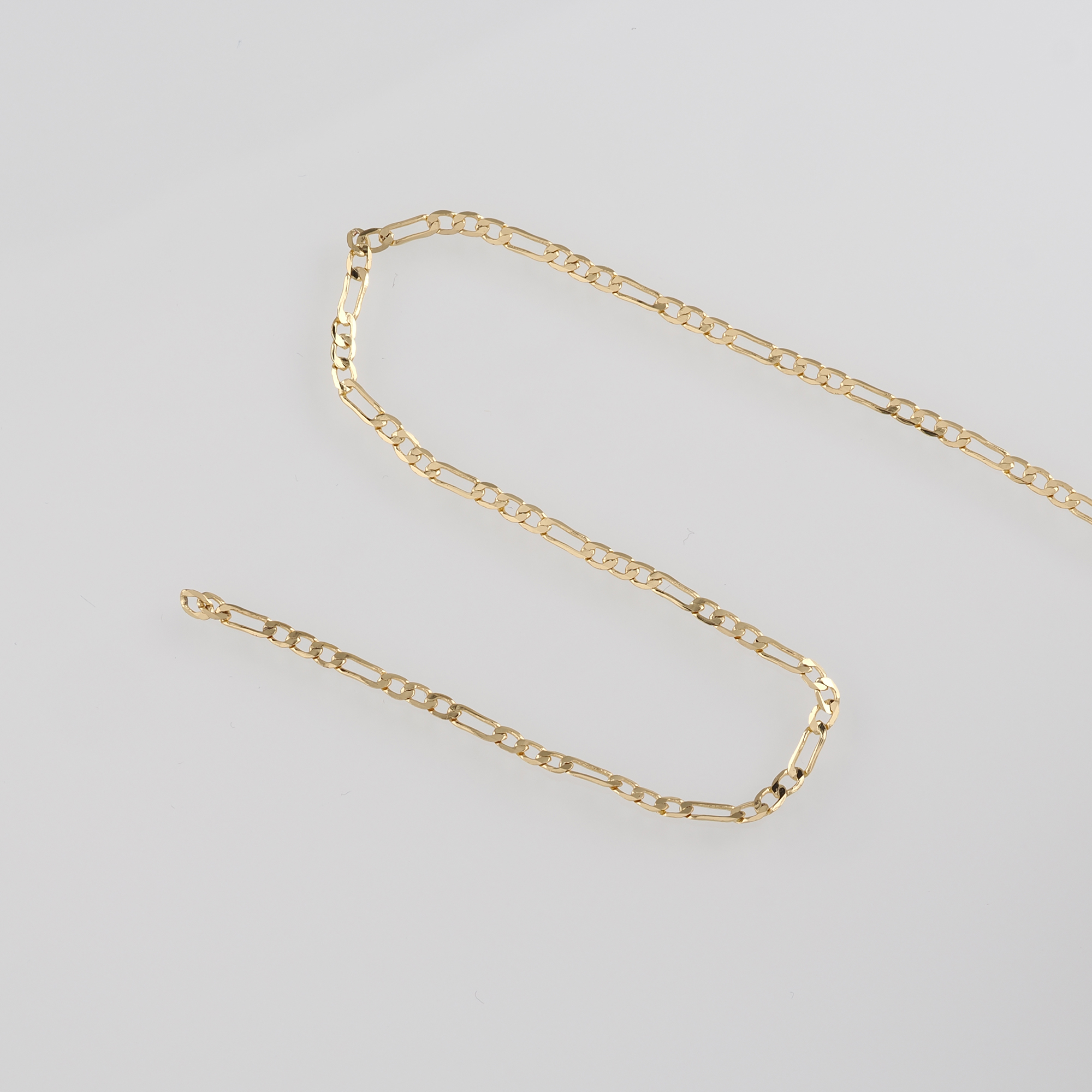 18K Gold Filled Cable Chain Necklace,Dainty Thin Link Chain,Gold Chain Necklace for Women DIY Jewelry Making Supply