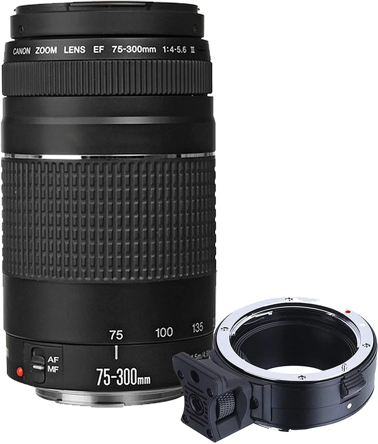 Canon EOS R10 Mirrorless Digital Camera with RF-S 18-45mm is STM Lens + 75-300mm Lens + 420-800mm Super Telephoto Lens + 128GB Memory + Case + Tripod + Filters 45pc Bundle