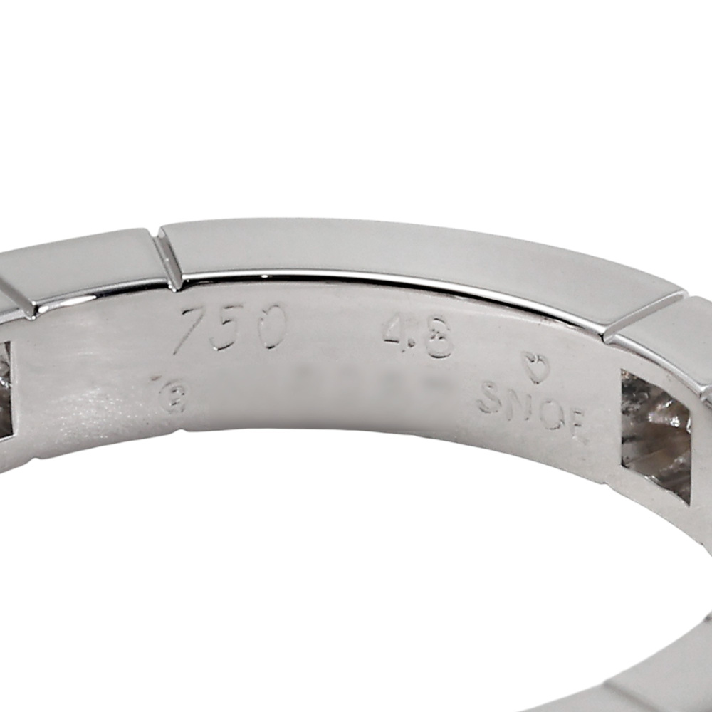 Cartier Laniere Ring 18K White Gold Diamond B4048400