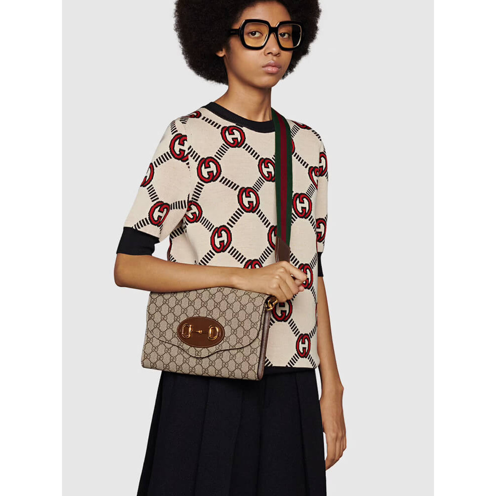 Gucci Horsebit 1955 Small Bag In GG Supreme