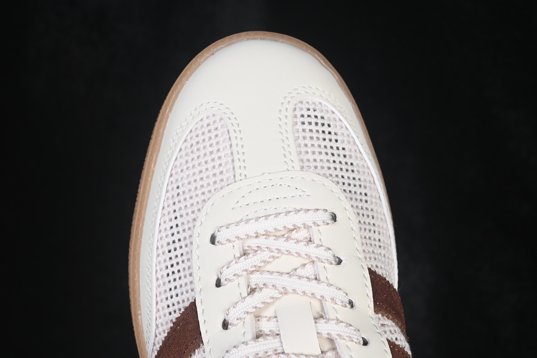 Adidas Samba Jane Mary Jane Lazy Life Shoes White/Coffee HP5050