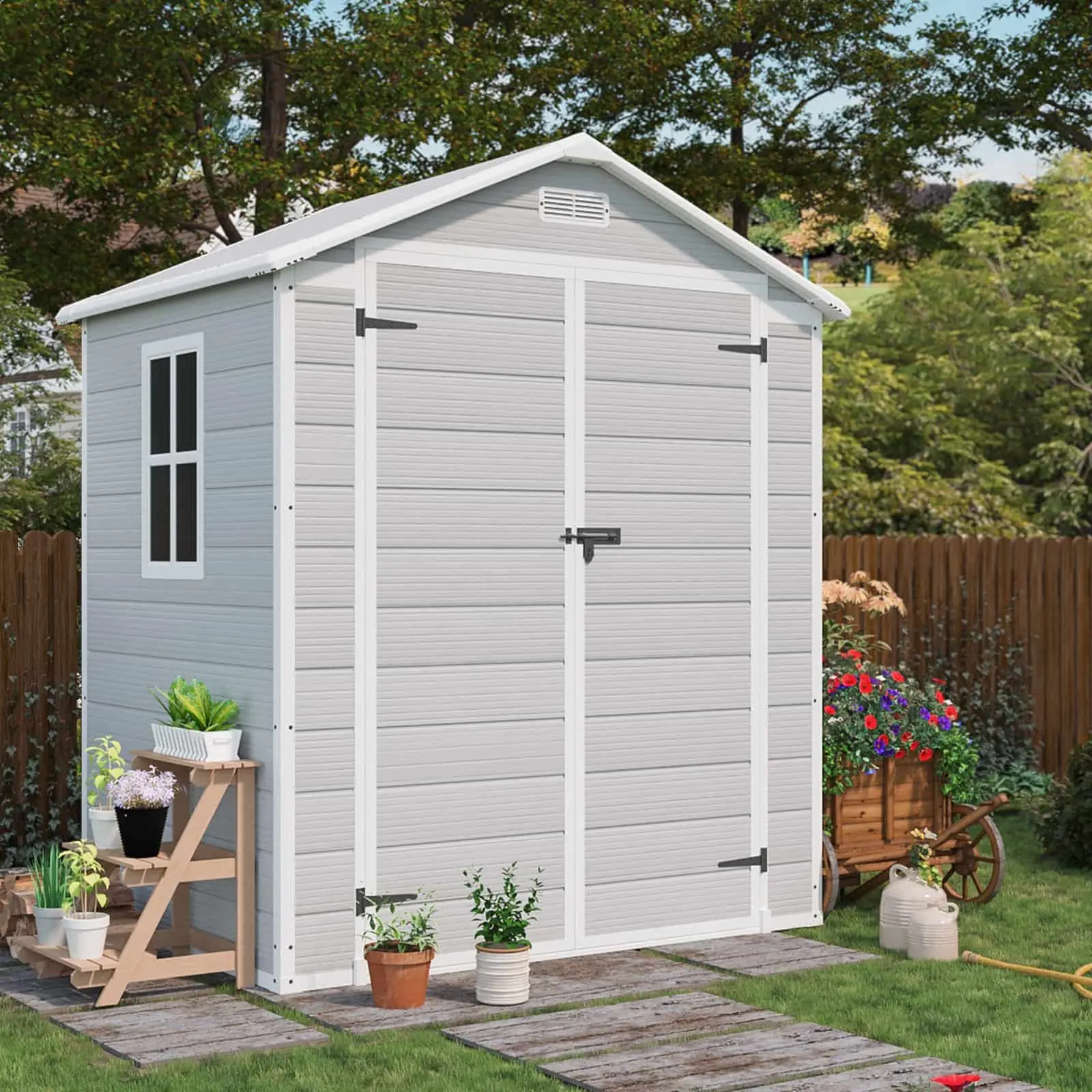 Patiowell 6x4 Plastic Shed Pro