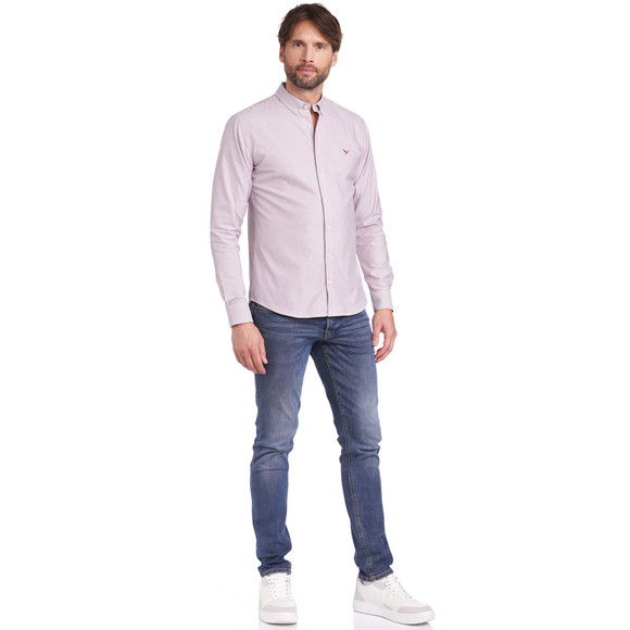 Jonas Nielsen Herren Hemd mit Button-down-Kragen