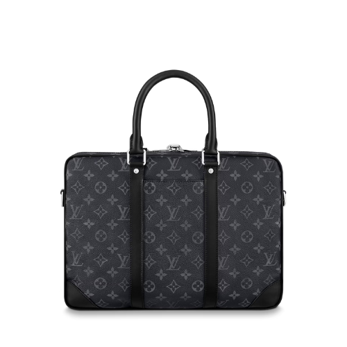 Louis Vuitton Porte Documents Voyage Pm Briefcase Black 40Cm M46457