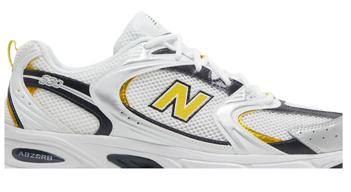 New Balance 530 Munsell White Citra Yellow MR530UNX Casual Running Shoes