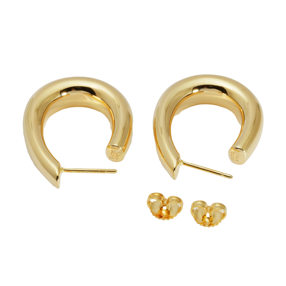 Tiffany & Co. Tiffany Hoop K18YG Yellow Gold Earrings