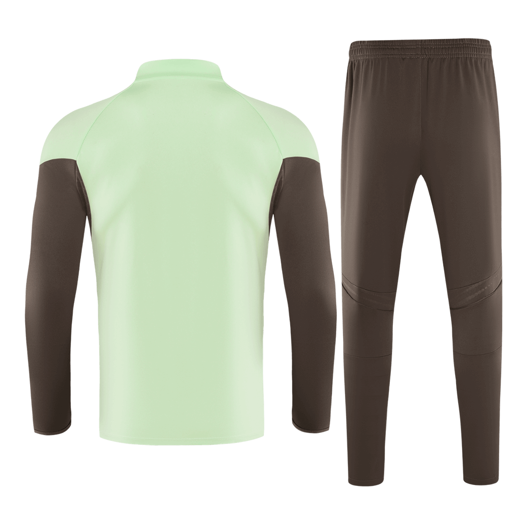 Real Madrid 1/4 Zip Tracksuit 2025/26 Green