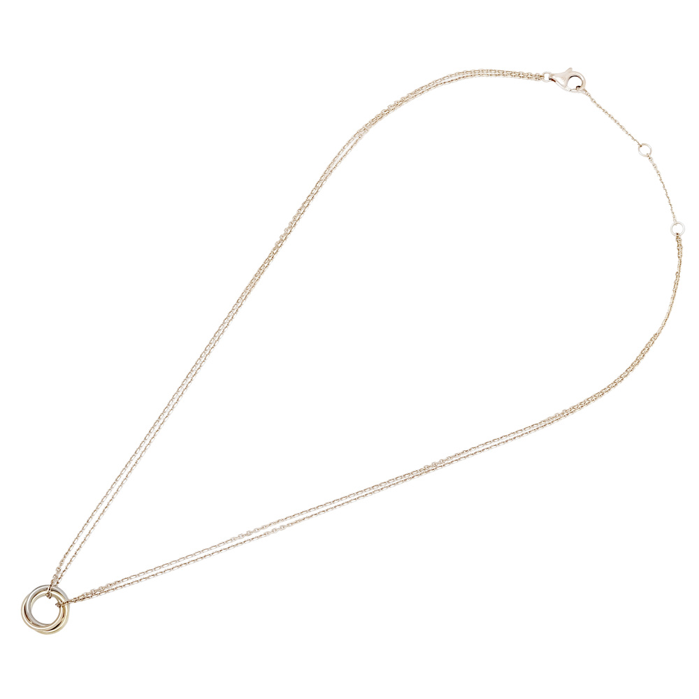 Cartier Trinity Necklace Tri-Gold B7218200