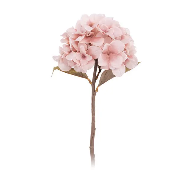 Realistic Autumn Hydrangea Stem – Lifelike Faux Floral Branch for Wedding & Interior Decor