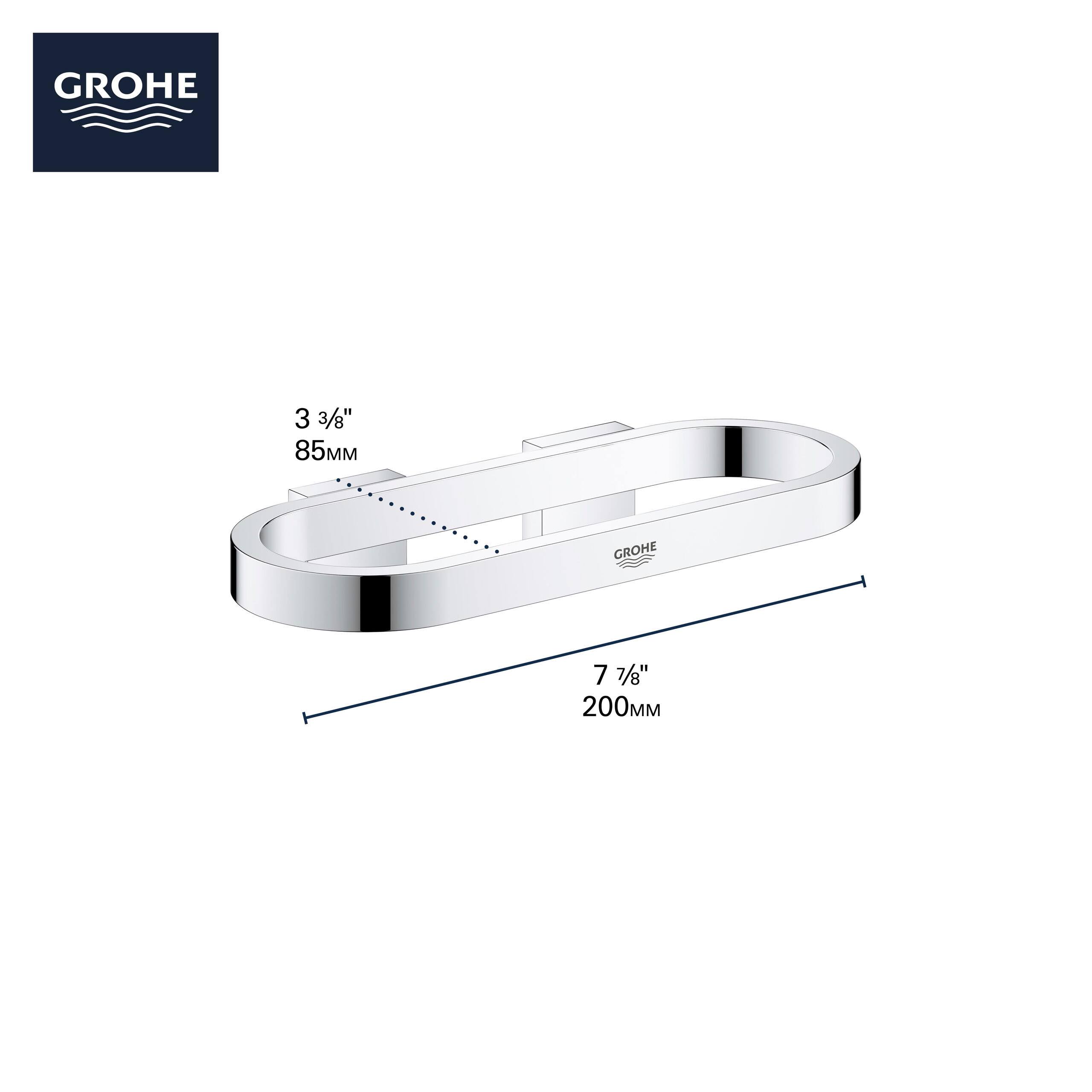 Grohe 41 035 Selection Towel Ring - Nickel