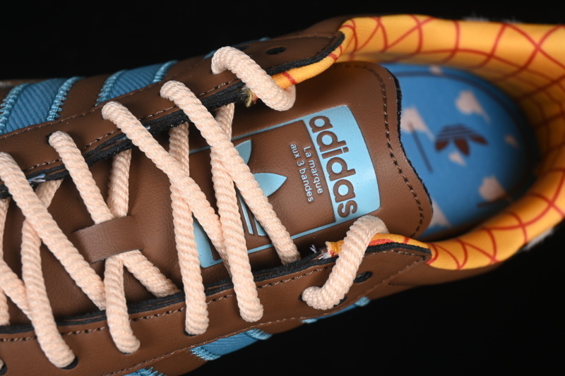 Adidas Originals Samba Og Woody Retro Casual Sneakers Brown/Blue JI3099