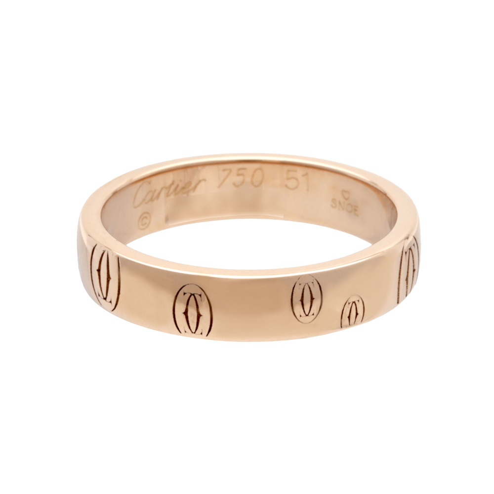 Cartier Happy Birthday Ring 18K Rose Gold B4051100
