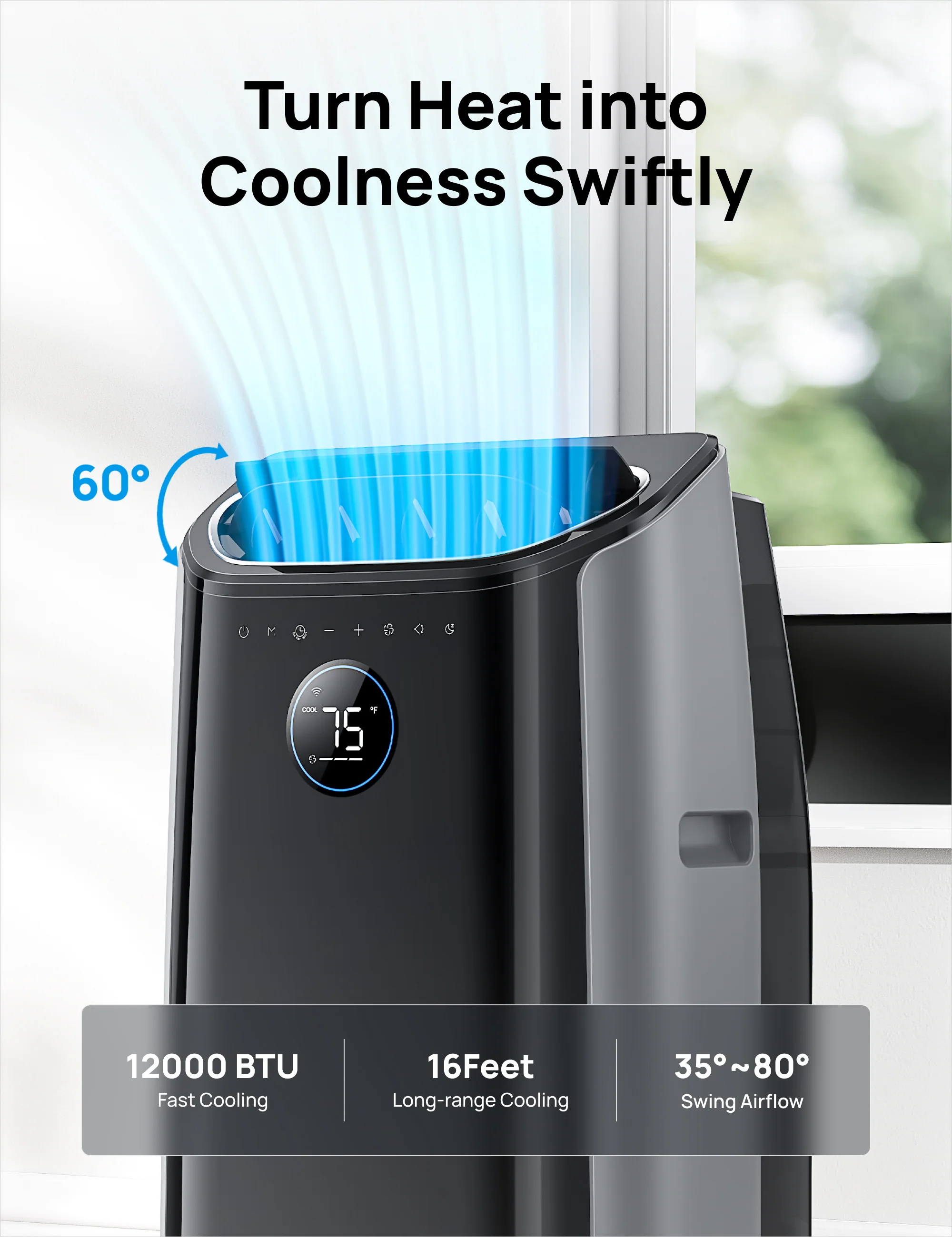 Smart Air Conditioner AC515S | 12000BTU