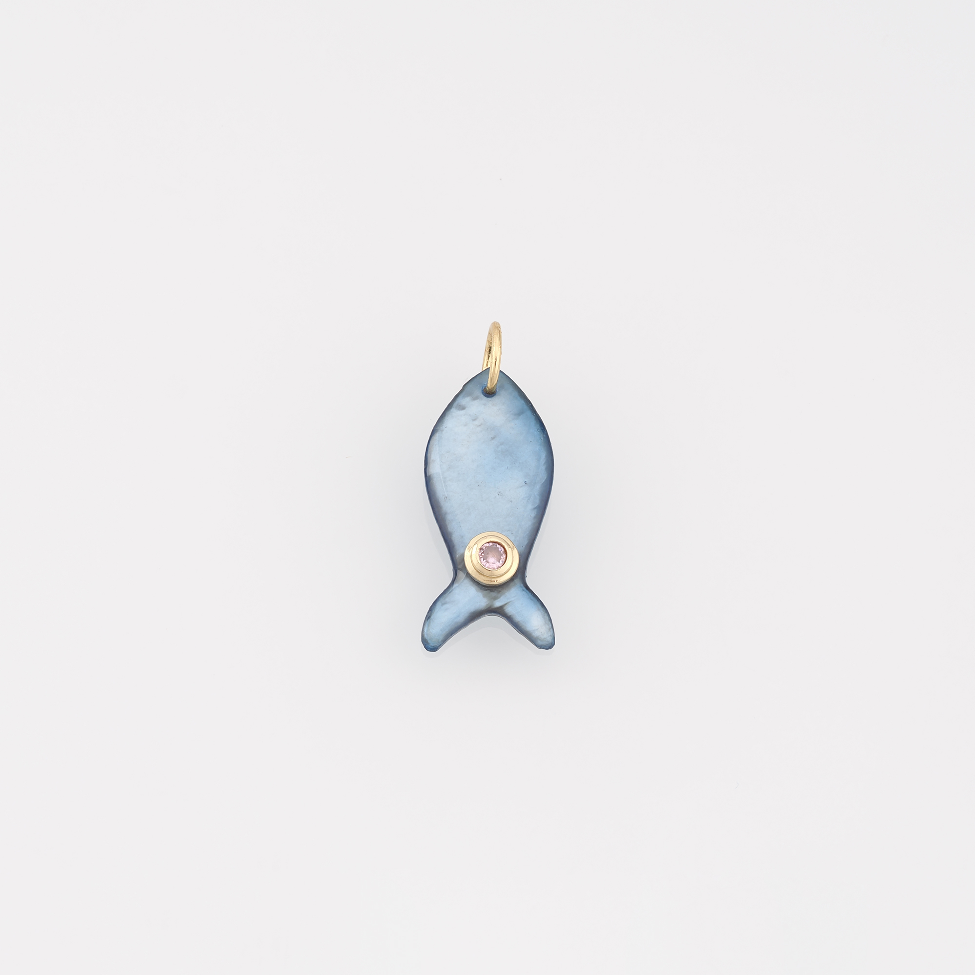 18K Gold Filled Fish Pendant,Ocean Charm Earrings Necklace for DIY Jewelry Making Supply