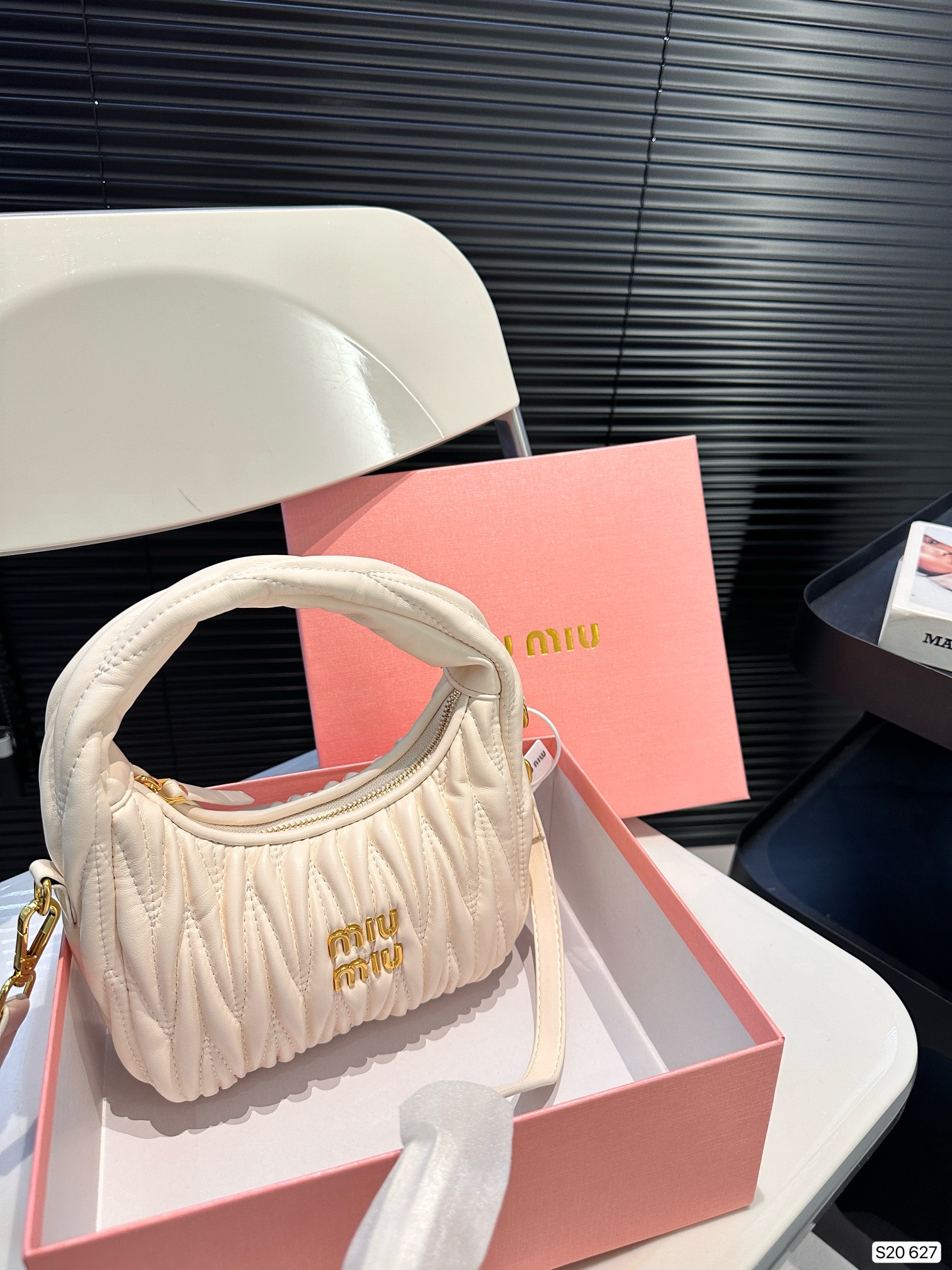 Miu Miu  Small Nappa Leather Wander Top-Handle Bag - cnluxepick