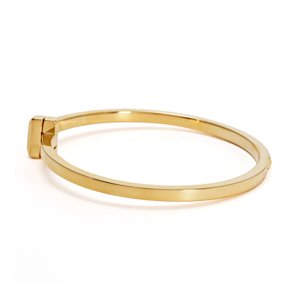Tiffany & Co. Tiffany T One Hinge Narrow Bracelet 18K Yellow Gold 67794273