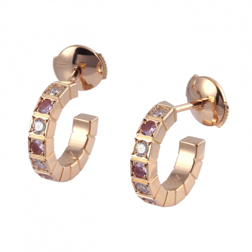 Cartier Laniere Earrings 18K Rose Gold