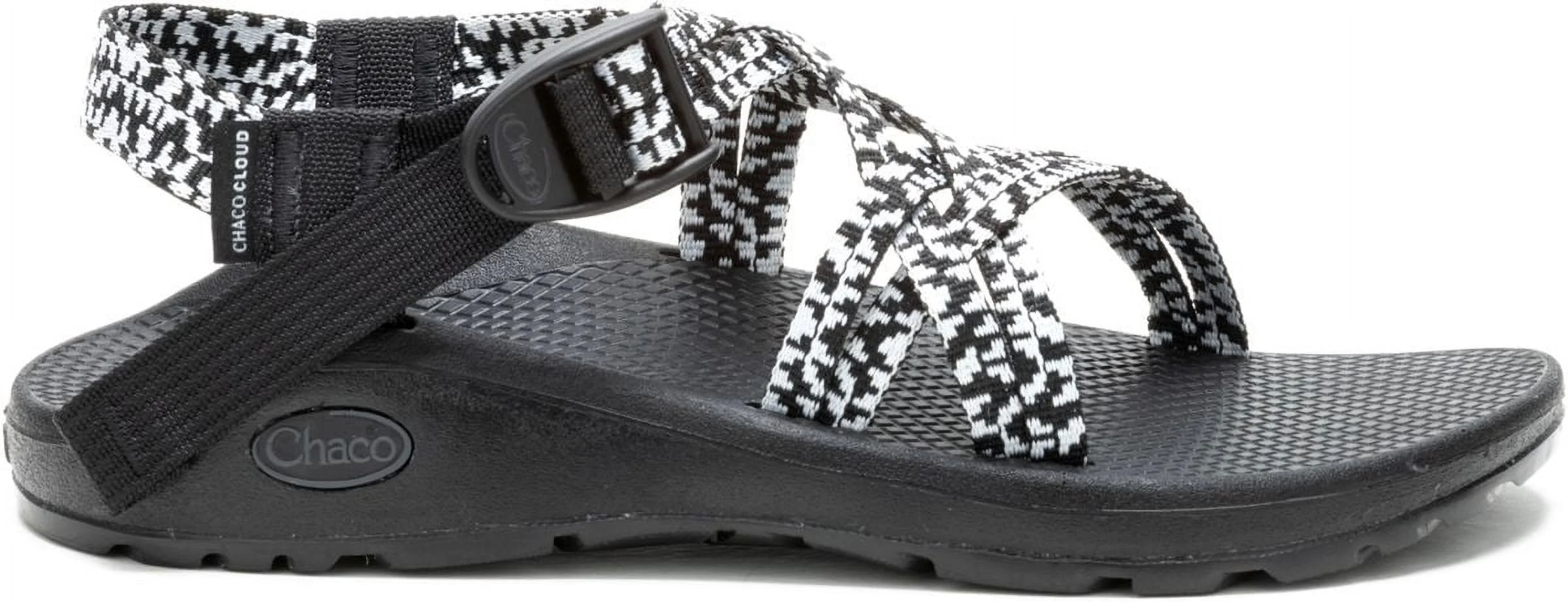 Chaco ZX/1 Dual Strap Cloud Sandal Women Pixel B&W