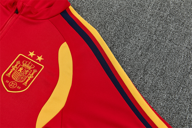 Spain 26/27 Training Suit Red-Two Stars 3