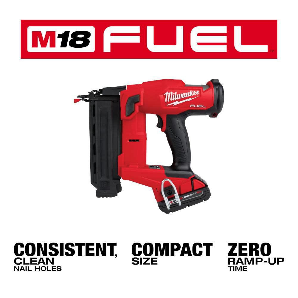 M18 FUEL 18 Gauge Brad Nailer Kit 2746-21CT from