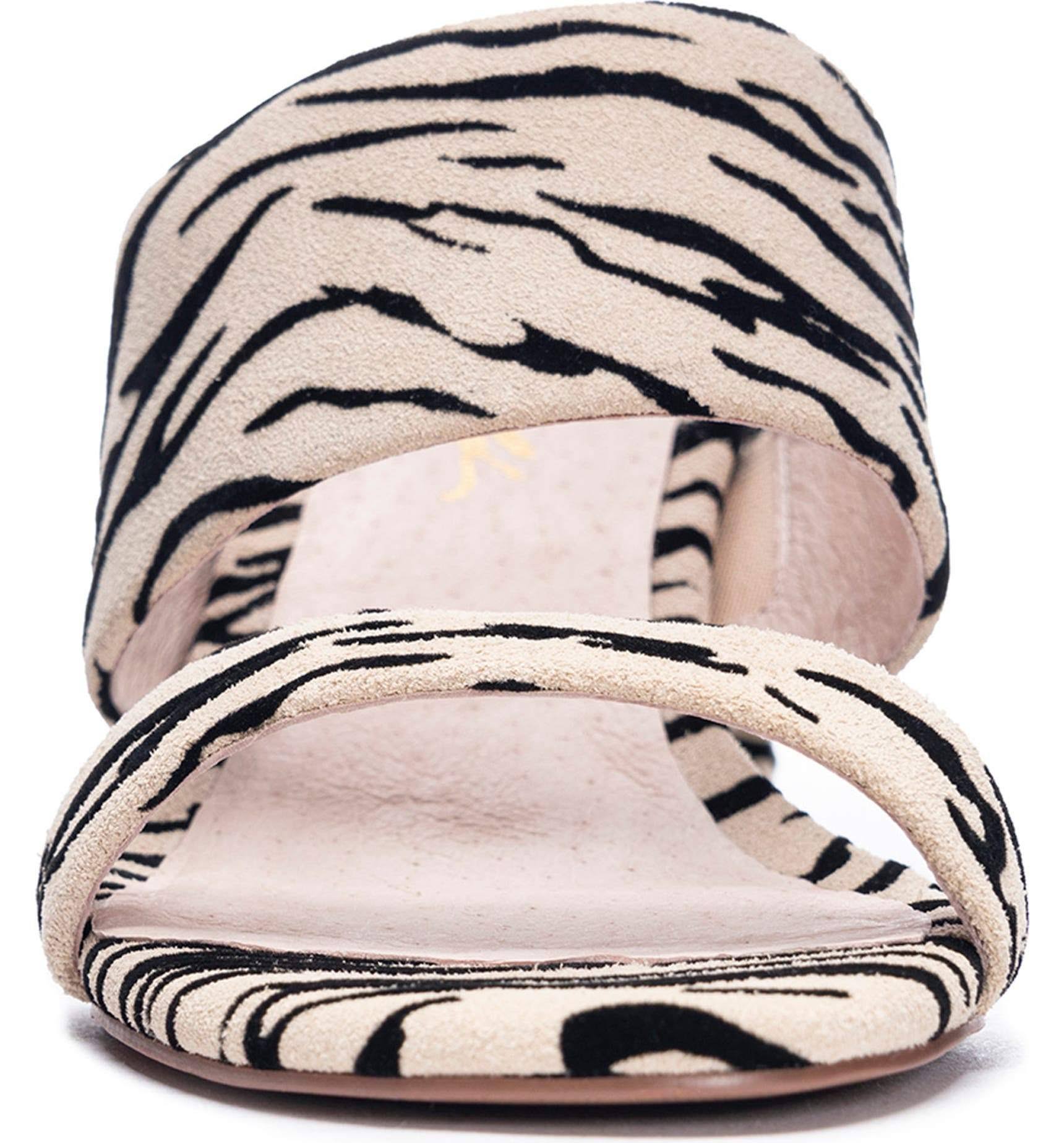 42 Gold Liya Zebra Suede 9.5