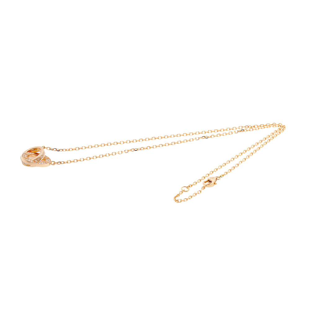 Cartier Love Necklace 18K Rose Gold Diamond B7224528