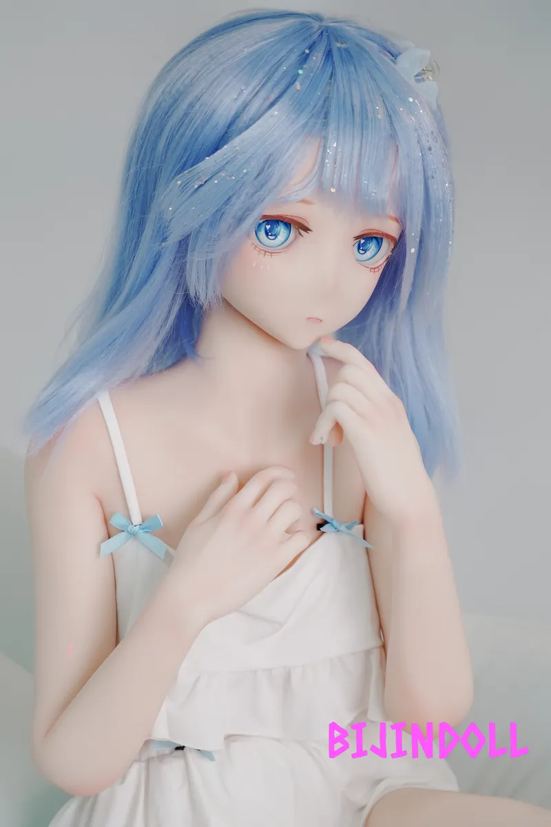KiraDols Tsumugi #KH003-C 150cm A-cup Pastel-blue Silicone Anime Sex Doll