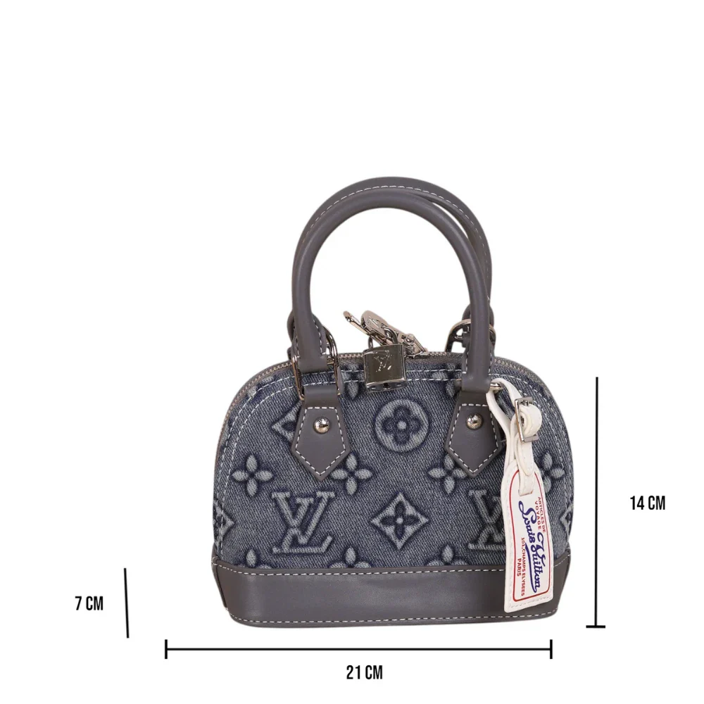 Louis Vuitton Mini Alma Denim Monogram Bag