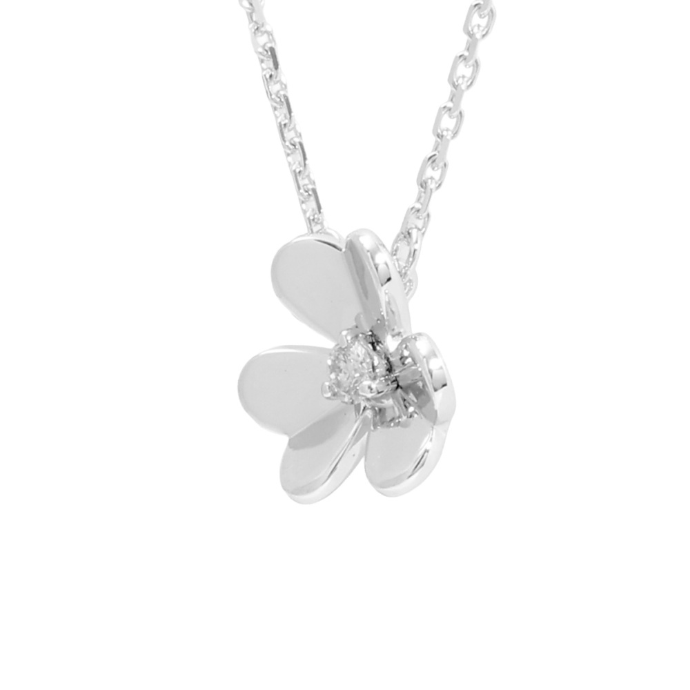 Van Cleef & Arpels Frivole Necklace 18K White Gold Diamond VCARP0J400