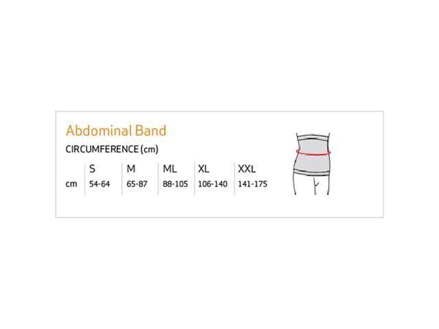 Solidea Medical 0394a5 Active Massage Abdominal Band, Small - Black