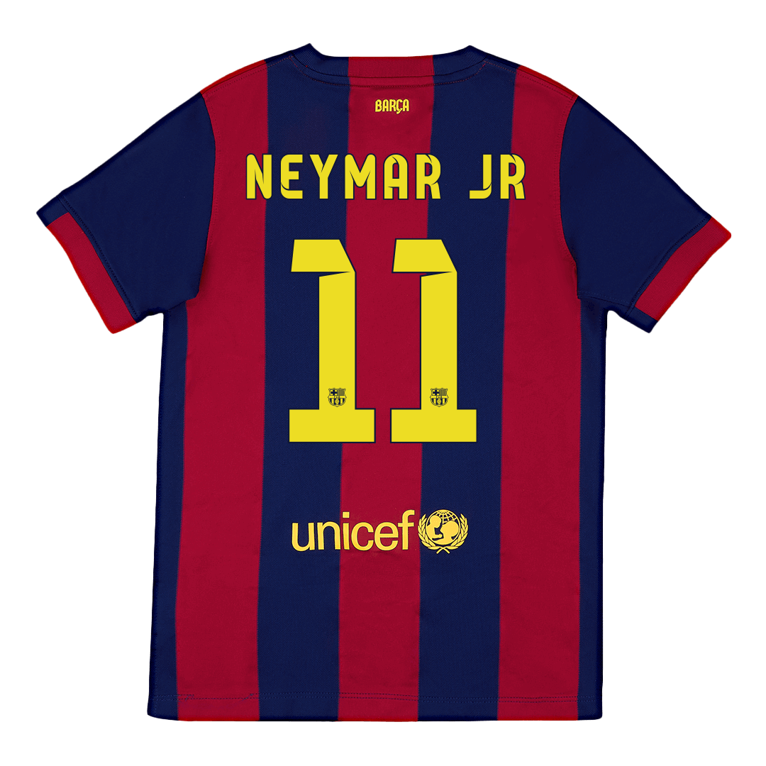 Retro Soccer Jersey NEYMAR JR #11 Barcelona Home 2014/15