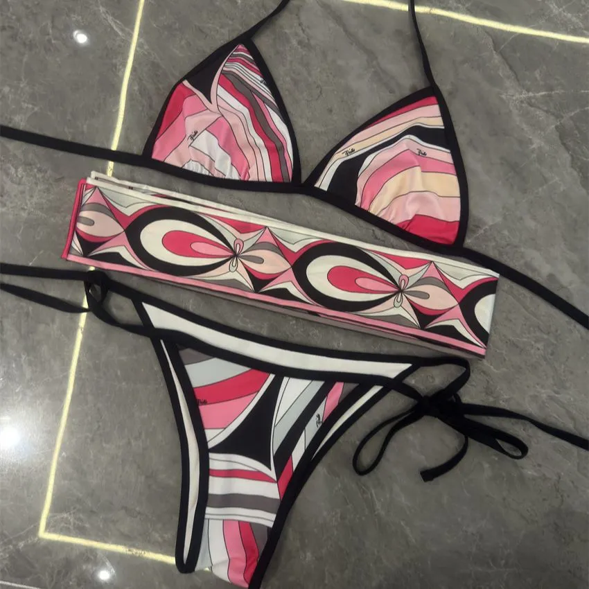 Three-piece bikini swimsuit - cnluxepick