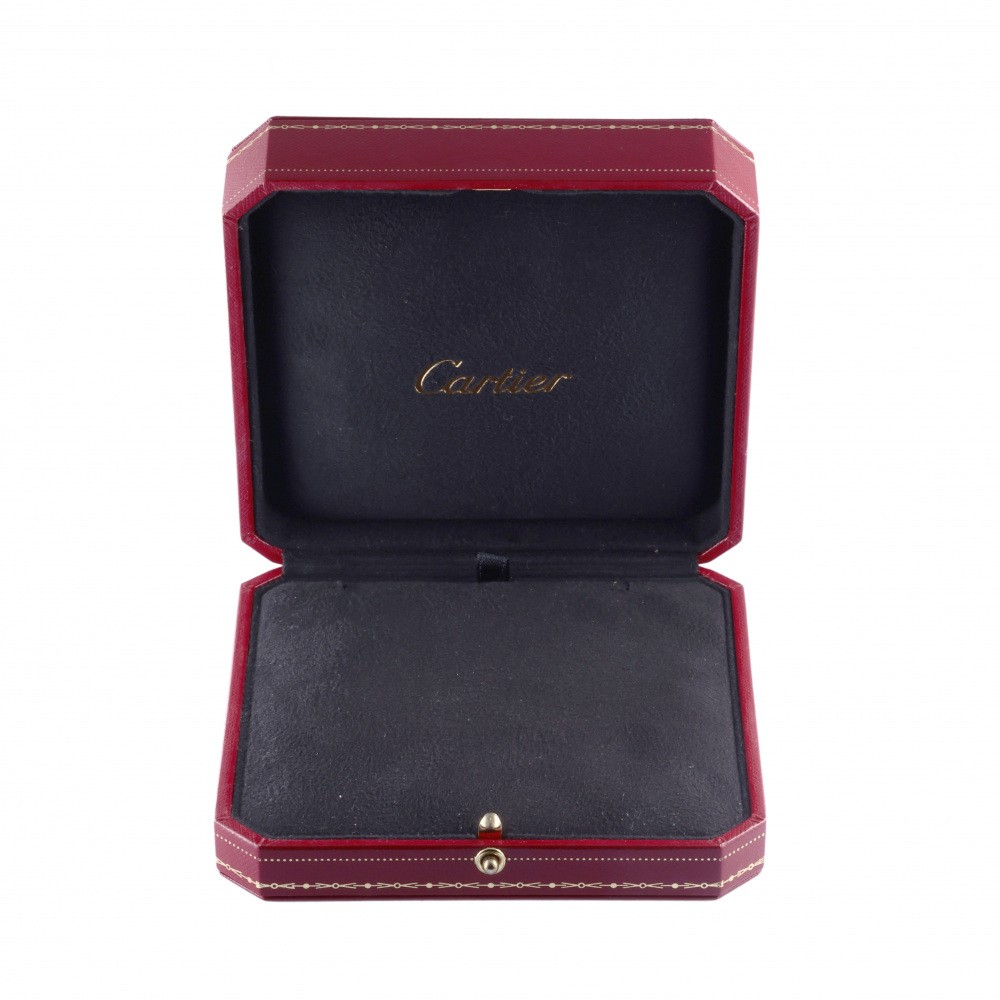 Cartier C Do Necklace 18K Rose Gold Pink Tourmaline