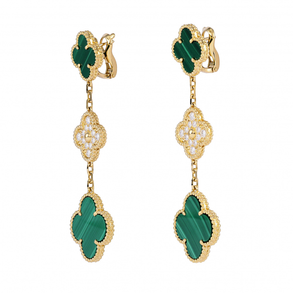 Van Cleef & Arpels Magic Alhambra Earrings 18K Yellow Gold VCARO9II00