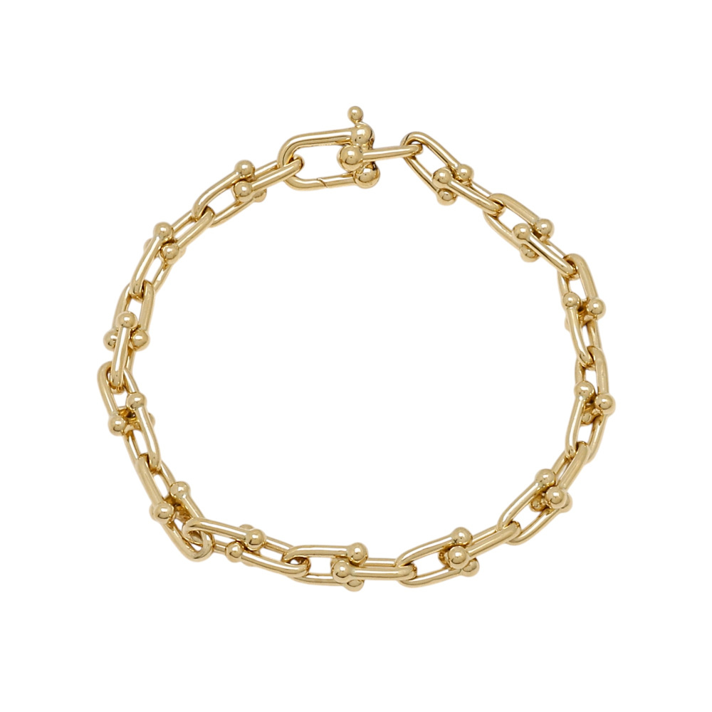 Tiffany & Co. Hardware Link Bracelet 18K Yellow Gold 60153076