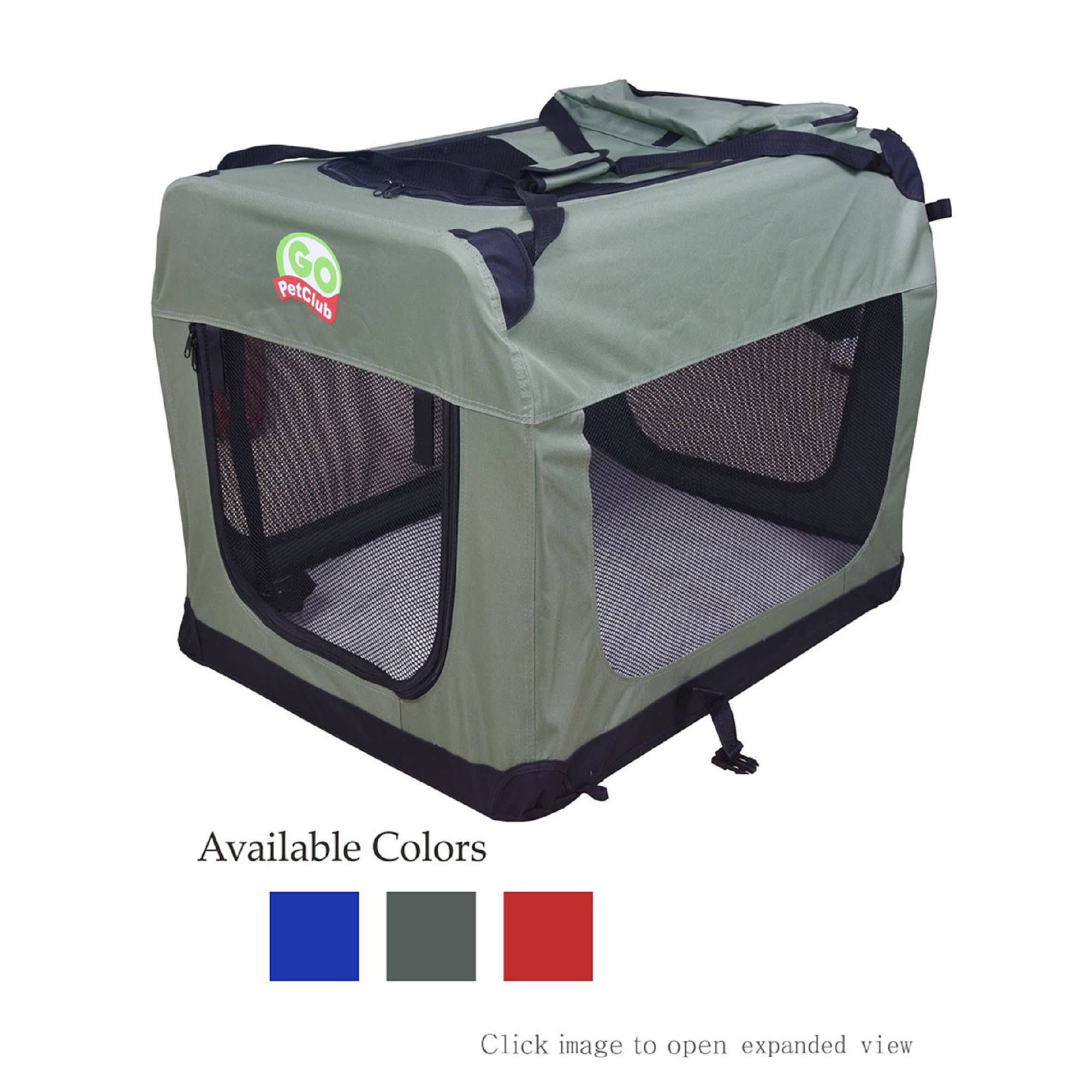 Go Pet Club 40x22 Dog Pet Soft Crate Sage