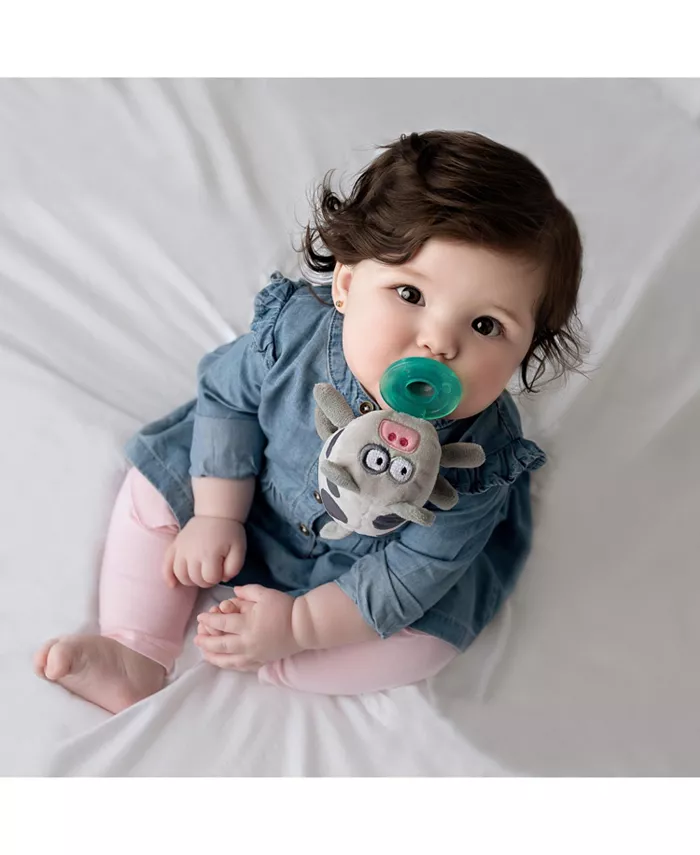 Wubbanub 0 to 6m Infant Pacifier - Dada Moo Cow
