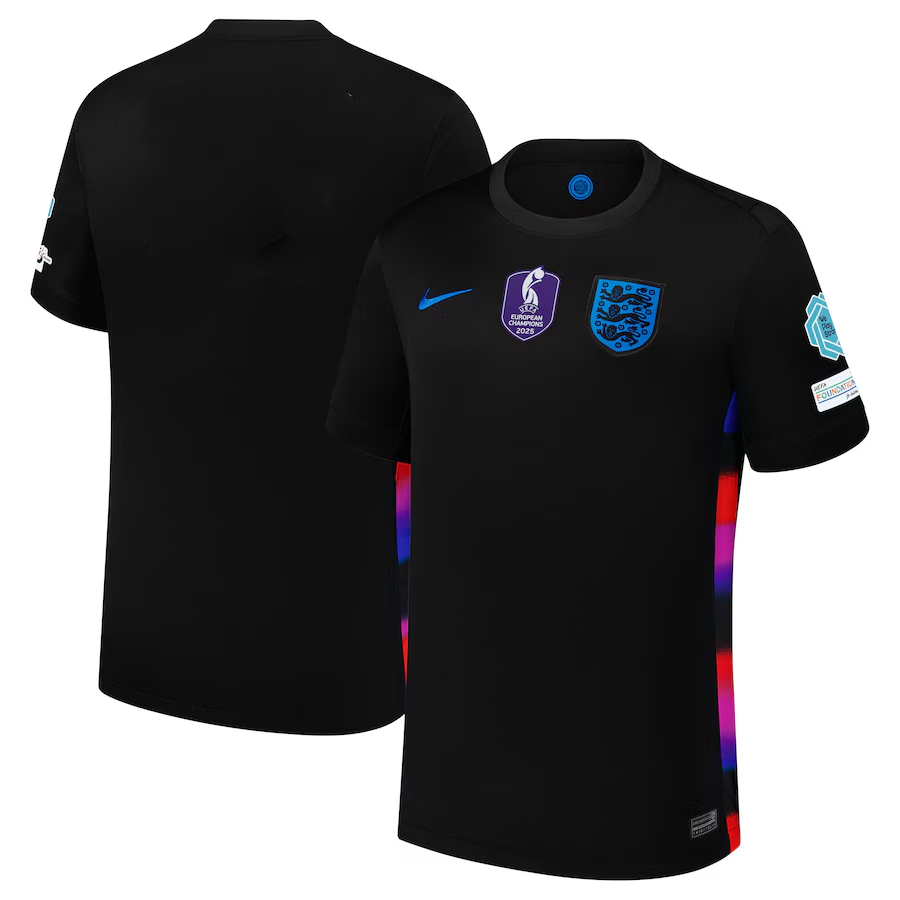 England Women's Team Euro 2025 Champions 25 Away Man Jersey