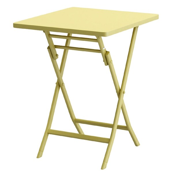 3Piece Patio Bistro Set of Foldable Table and Chairs,Dark Green