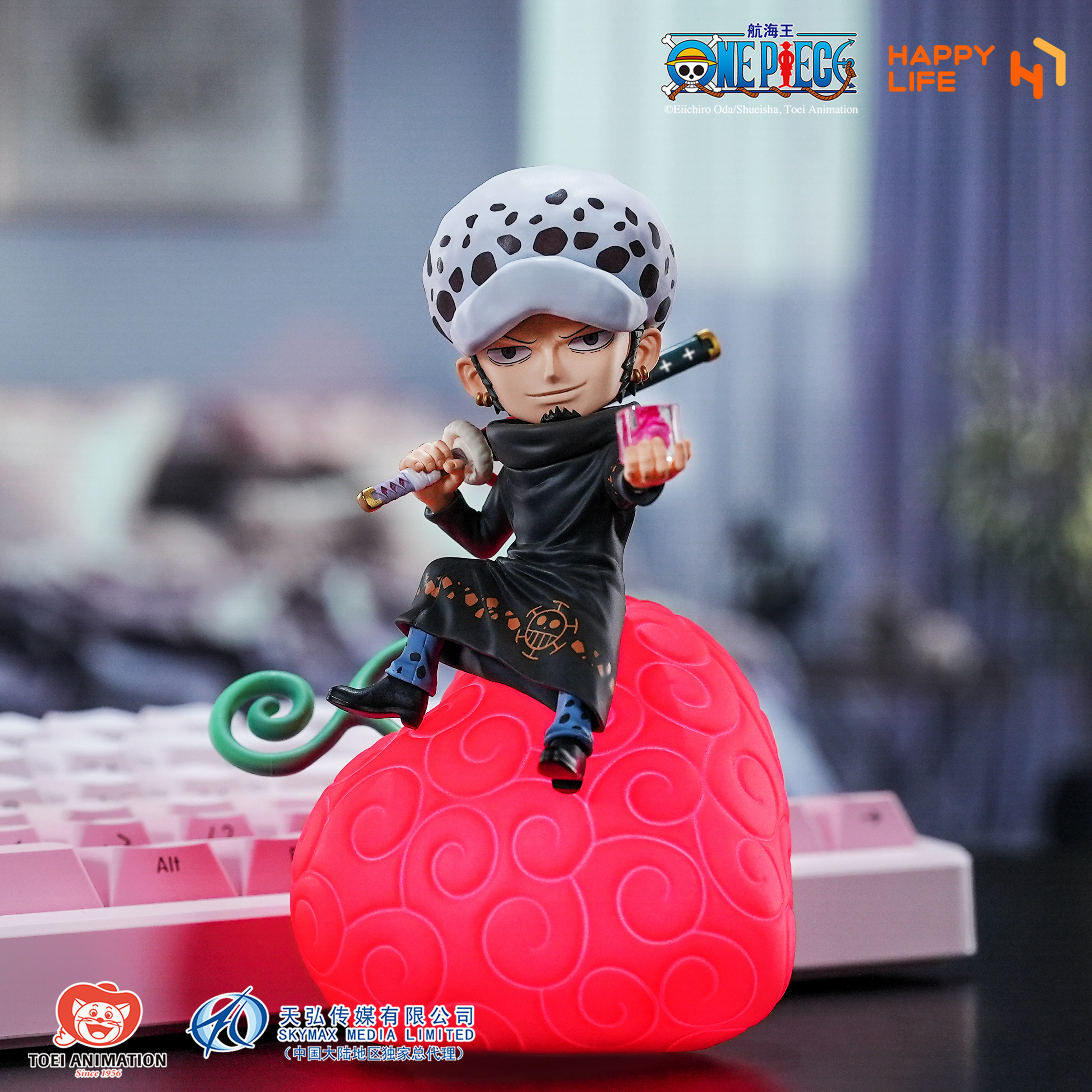 JIMEI PALACE-Officially Licensed One Piece Devil Fruit Series  Voice-Activated Night Lamp