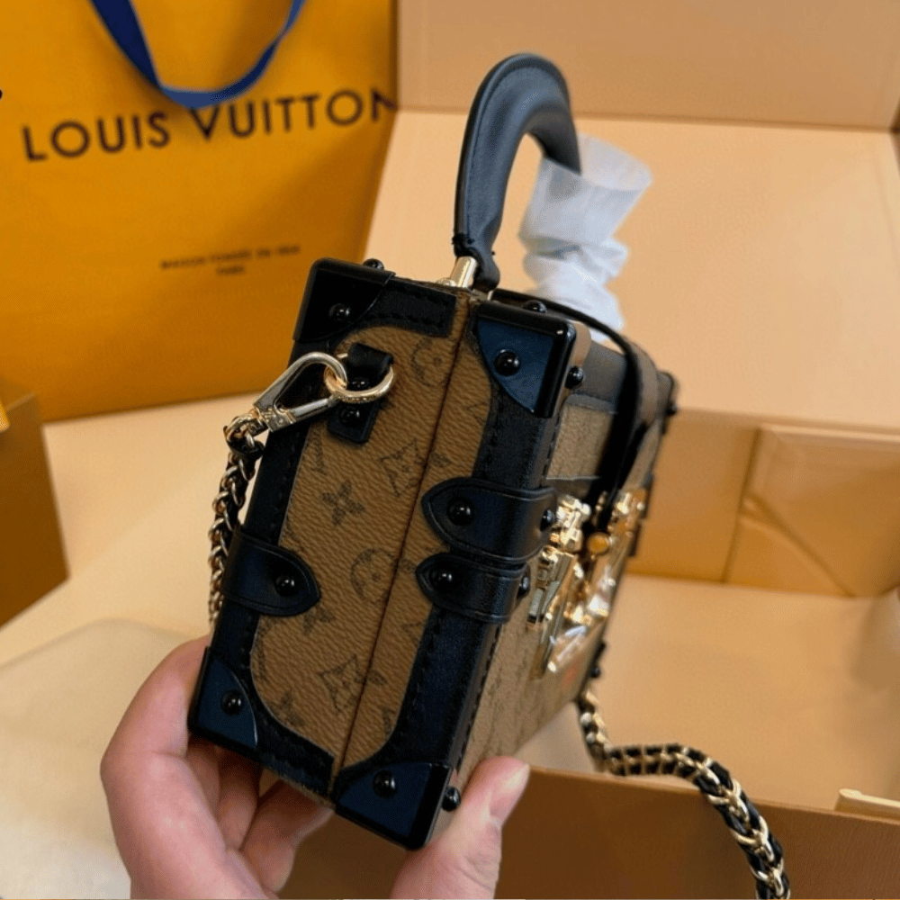 Louis Vuitton Petite Malle Monogram Reverse 7.9 Inches