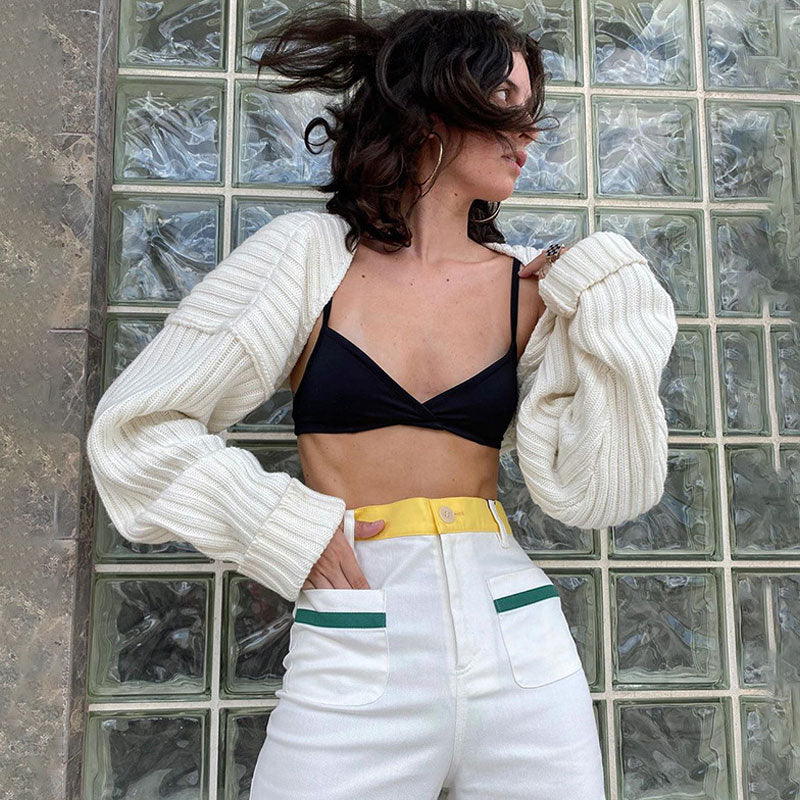 Drop Shoulder Shrug CardiganClistos