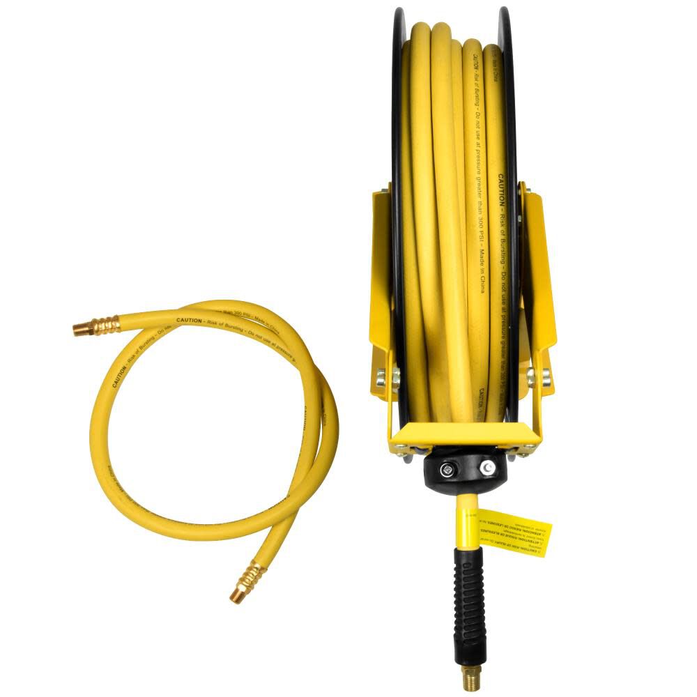 DEWALT 3/8 in. x 50 ft. Double Arm Auto Retracting Air Hose Reel DXCM024-0343