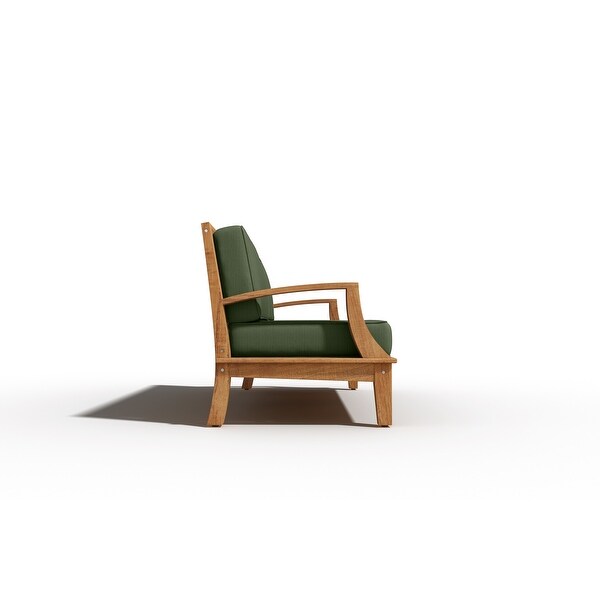 Eliane Teak Sofa with Sunbrella Cushion