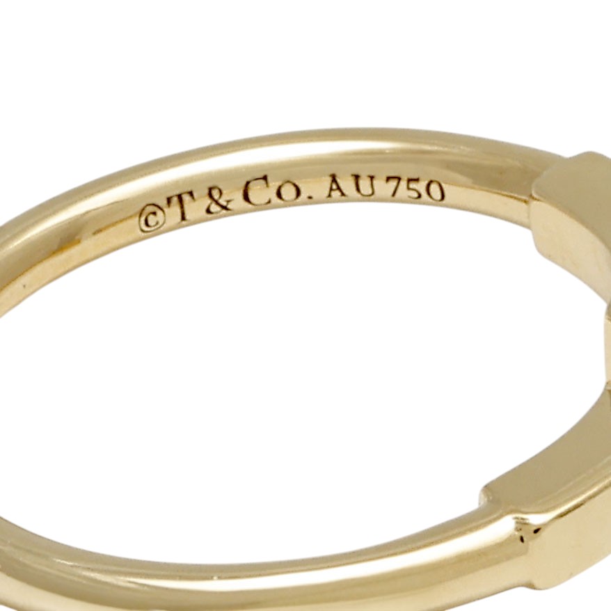 Tiffany & Co. Tiffany T Wire Ring 18K Yellow Gold 60147346