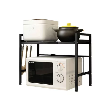 Oven Rack Microwave Rack Expandable Adjustable Storage Rack Multi-layer Kitchen Seasoning Rack