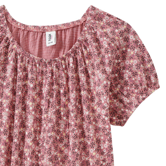 Yigga Mädchen Kleid mit Blumen allover